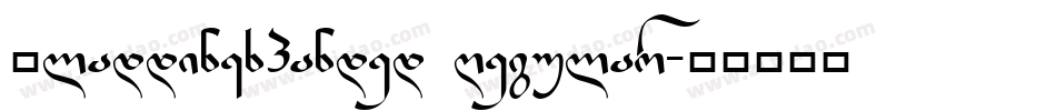 AladdinExpanded Regular字体转换